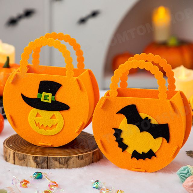 ハロウィン バッグ お菓子入れ かぼちゃ ゴースト 魔女 コウモリ