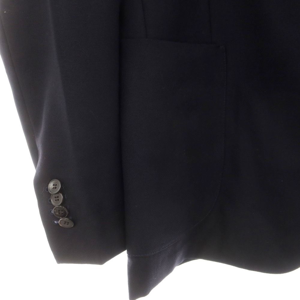 中古】フィンジャック Finjack ウール テーラードジャケット ネイビー