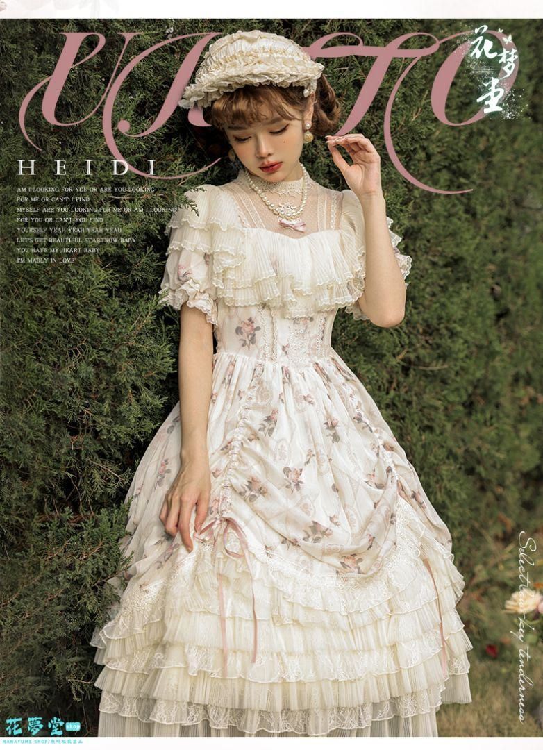 25年 ♥コスプレドレスロリータセット 仮装 オリジナル 洋服 ロリータ ワンピース 撮影会 舞台 イベント 原野空間-199