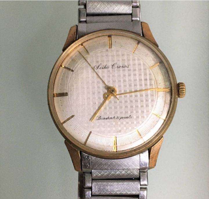 ☆SEIKO セイコー/CRONOS クロノス☆15030D☆手巻き☆メンズ腕時計  