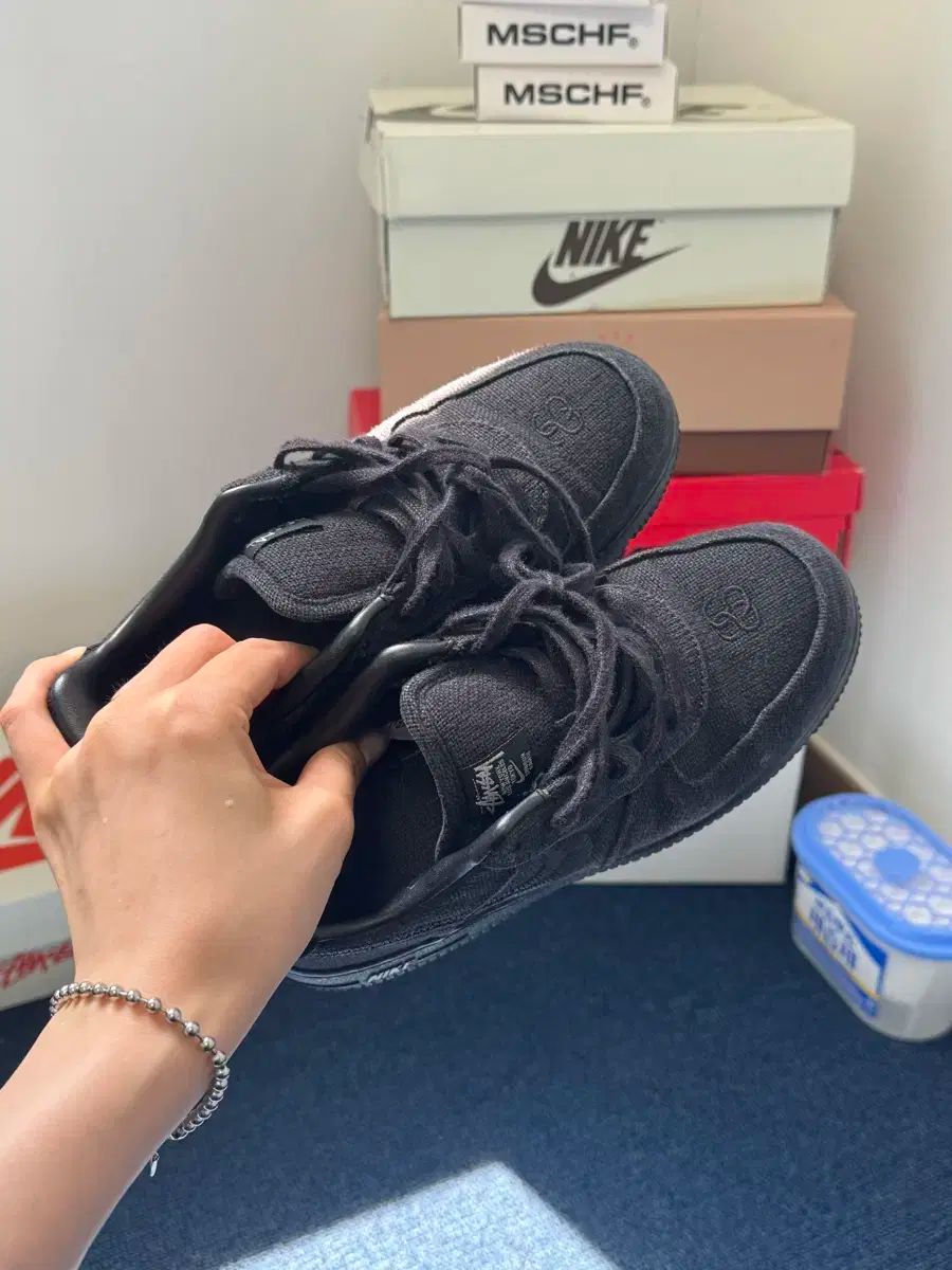 NIKE ナイキ x STUSSY ステューシー フォース 1 ＿ トリプルブラック