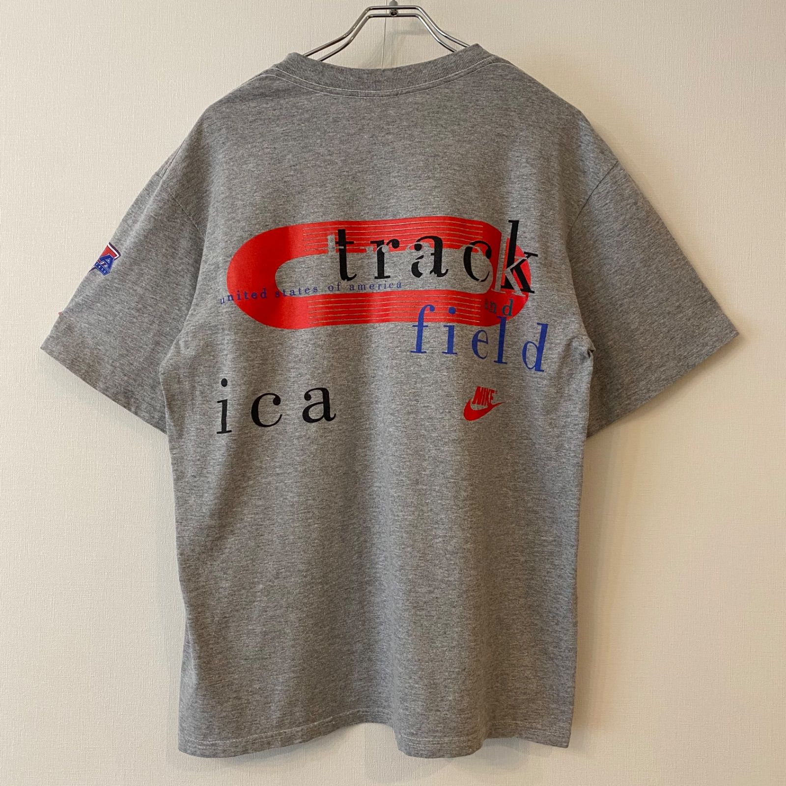 ナイキ(NIKE)90s 銀タグ track field ヴィンテージTシャツ - メルカリ
