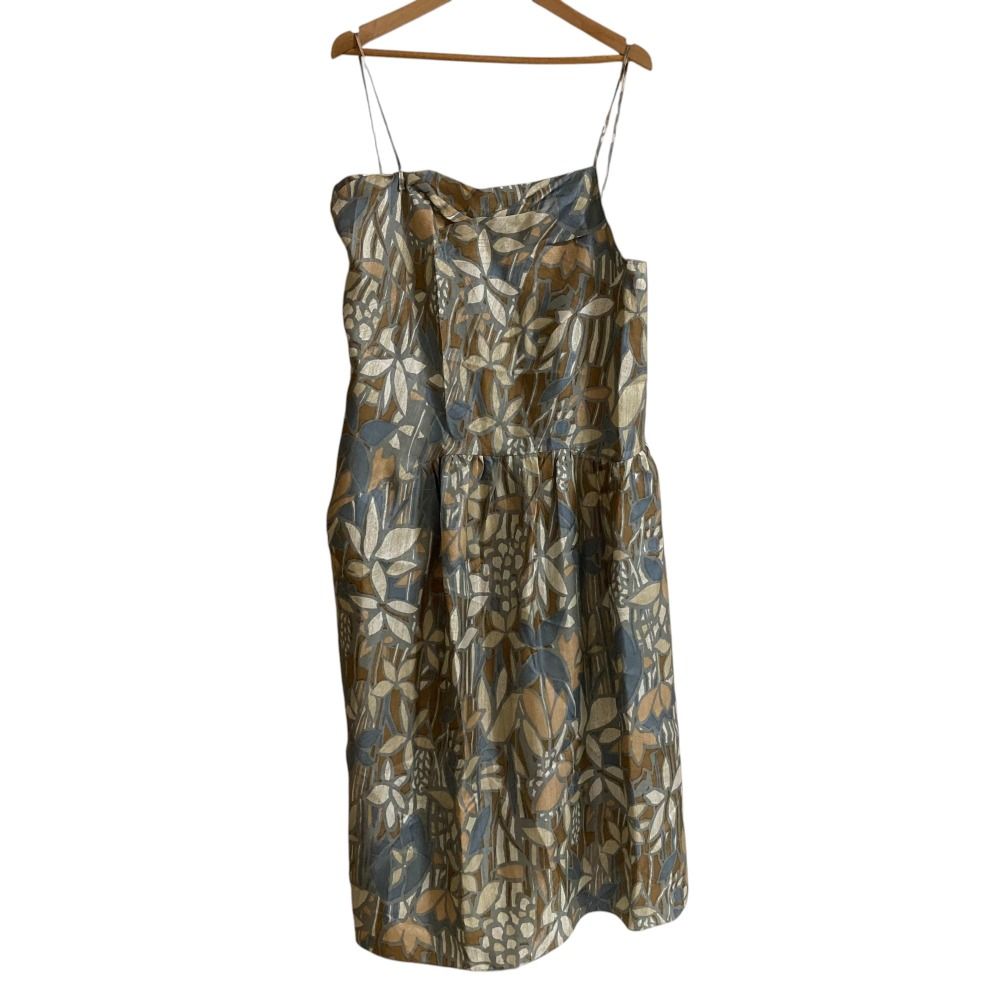 MARNI　シルクワンピース 新品マルニ 七分袖 シルクワンピース ブルー #40 MARNI - メルカリ