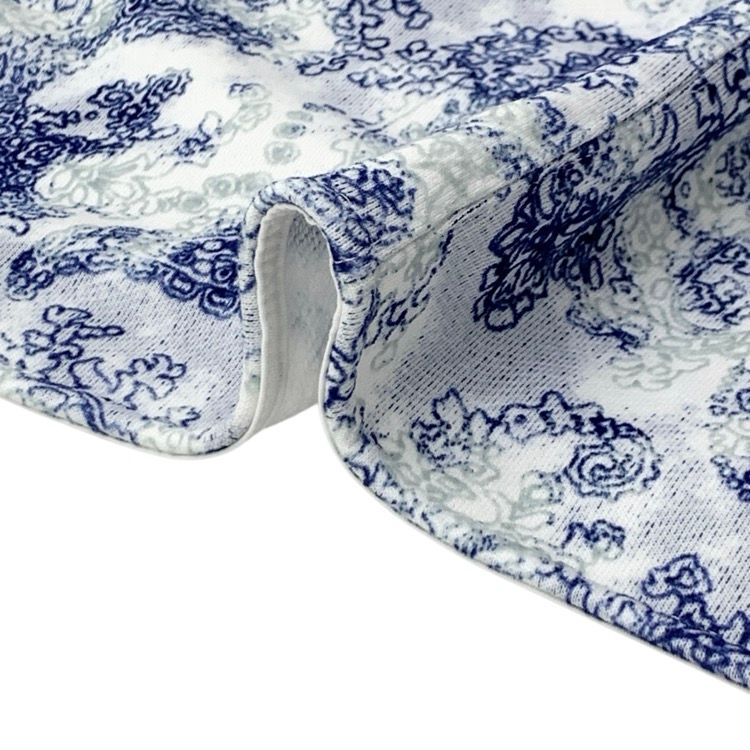 2024SS Mame Kurogouchi マメクロゴウチ Floral Flock Printed