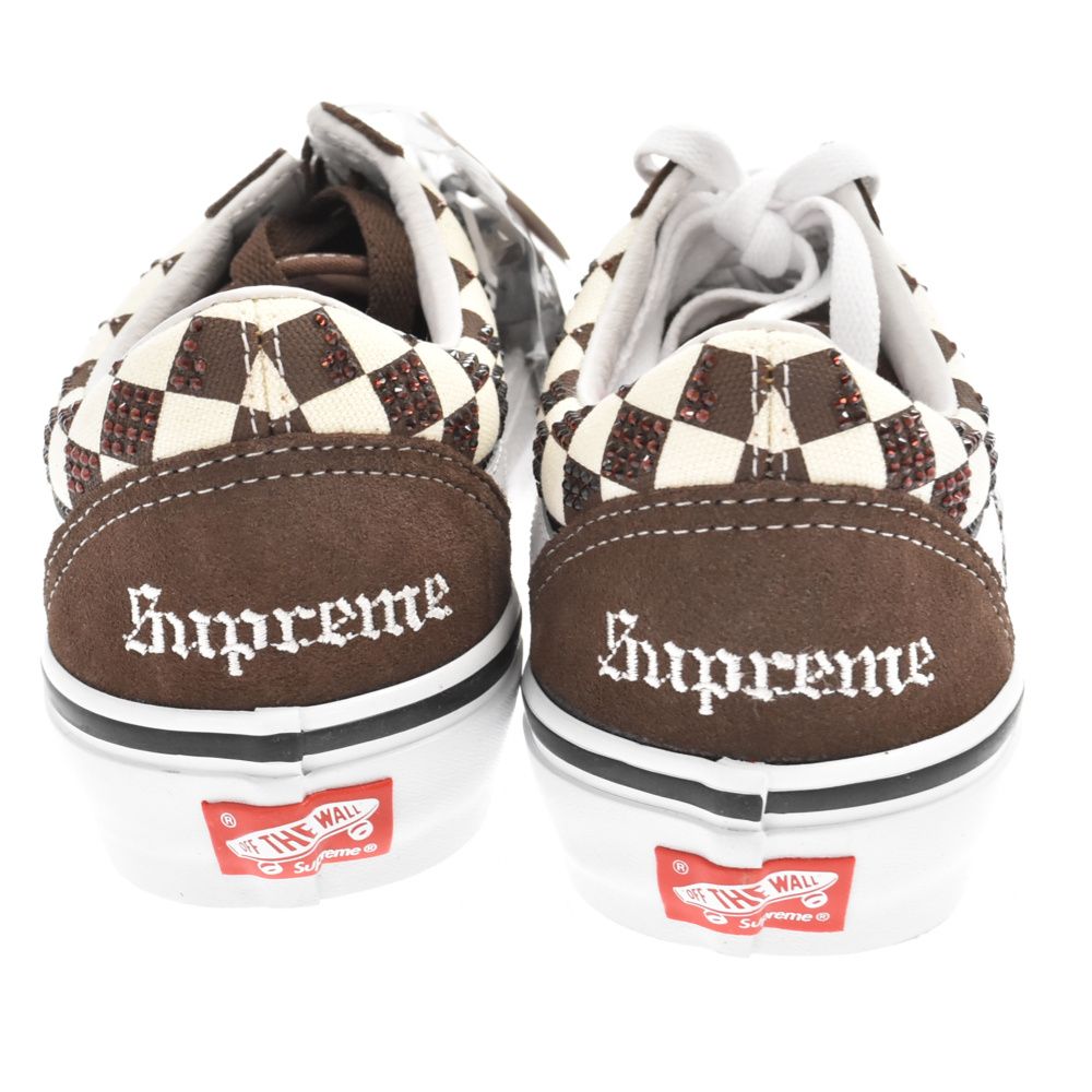 SUPREME (シュプリーム) ×Swarovski ×Vans Old Skool Brown