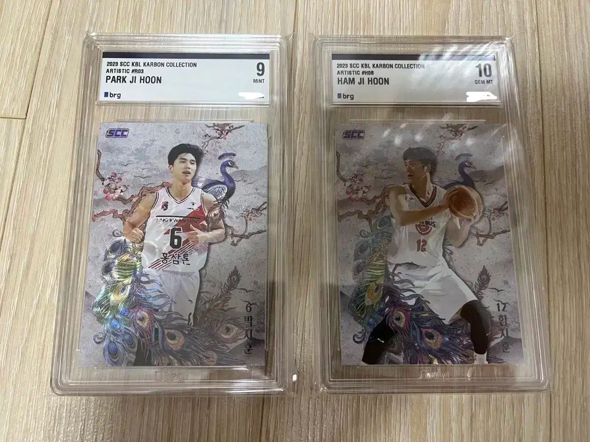 バスケットボール 2025 kbl SCC 芸術的 パク ジフン＆ハム ジフン カード