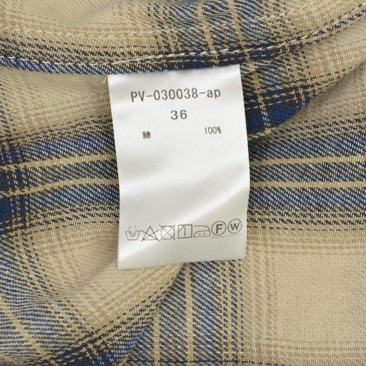 PROVOKE】23AW 23050587000430 Oversized check Shirt オーバーサイズ 