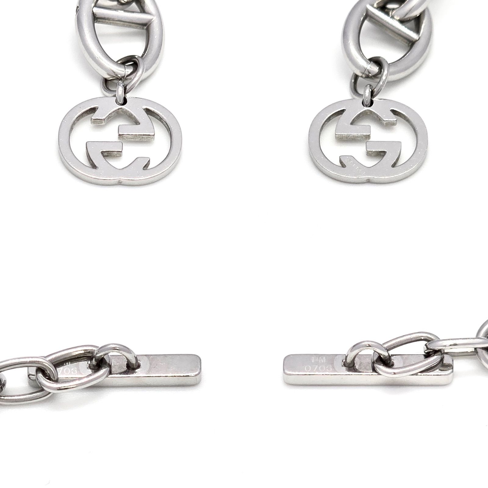 GUCCI グッチ アンカー チェーン ブレスレット インター