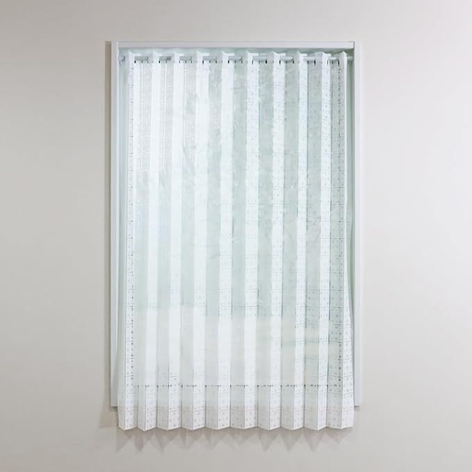 在庫処分】カエイレース(Kaei-lace) 小窓レースカーテン【Natts ナッツ