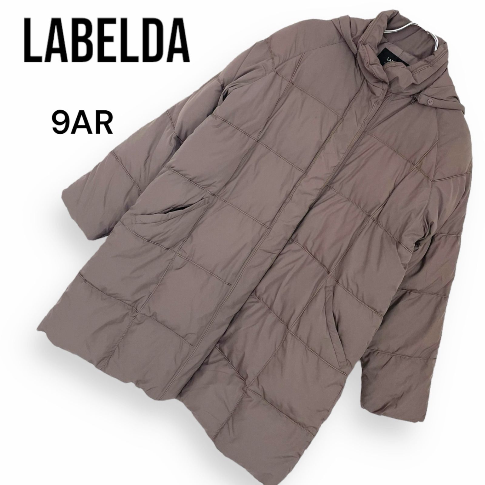 LABELDA ラベルダ グレージュ ダウンジャケット ダウンコート 長袖 9AR 