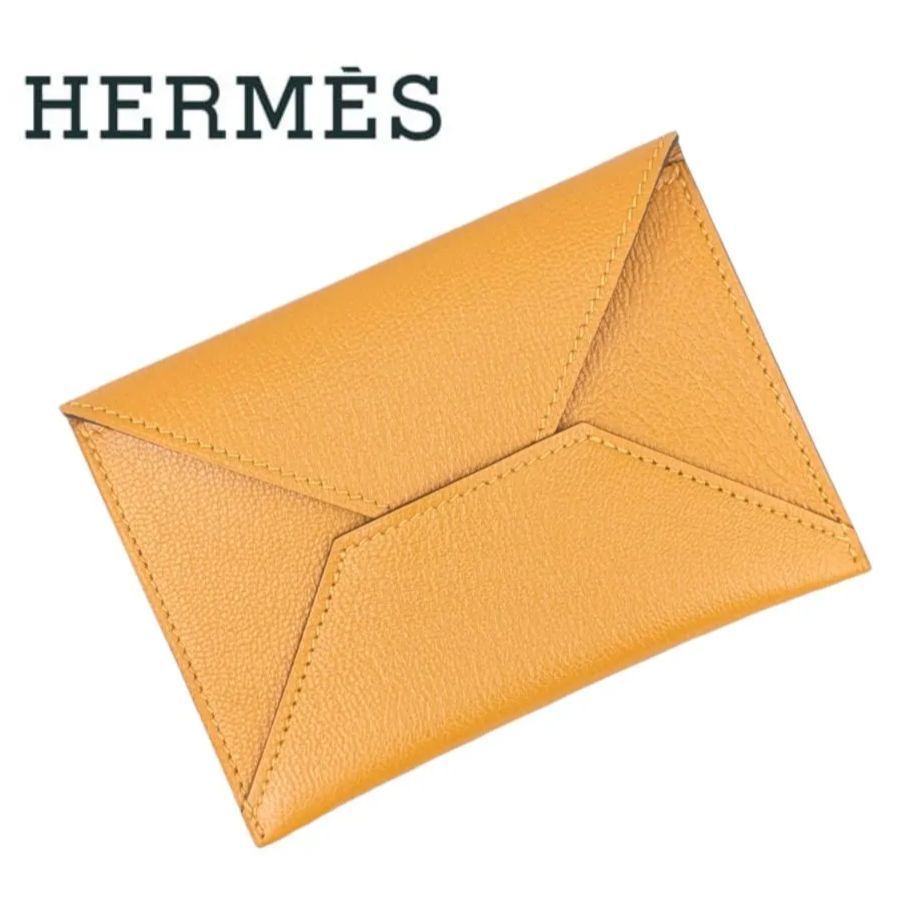 オシャレ【未使用品レベル】箱付きHERMES エルメス エンベロープ MM