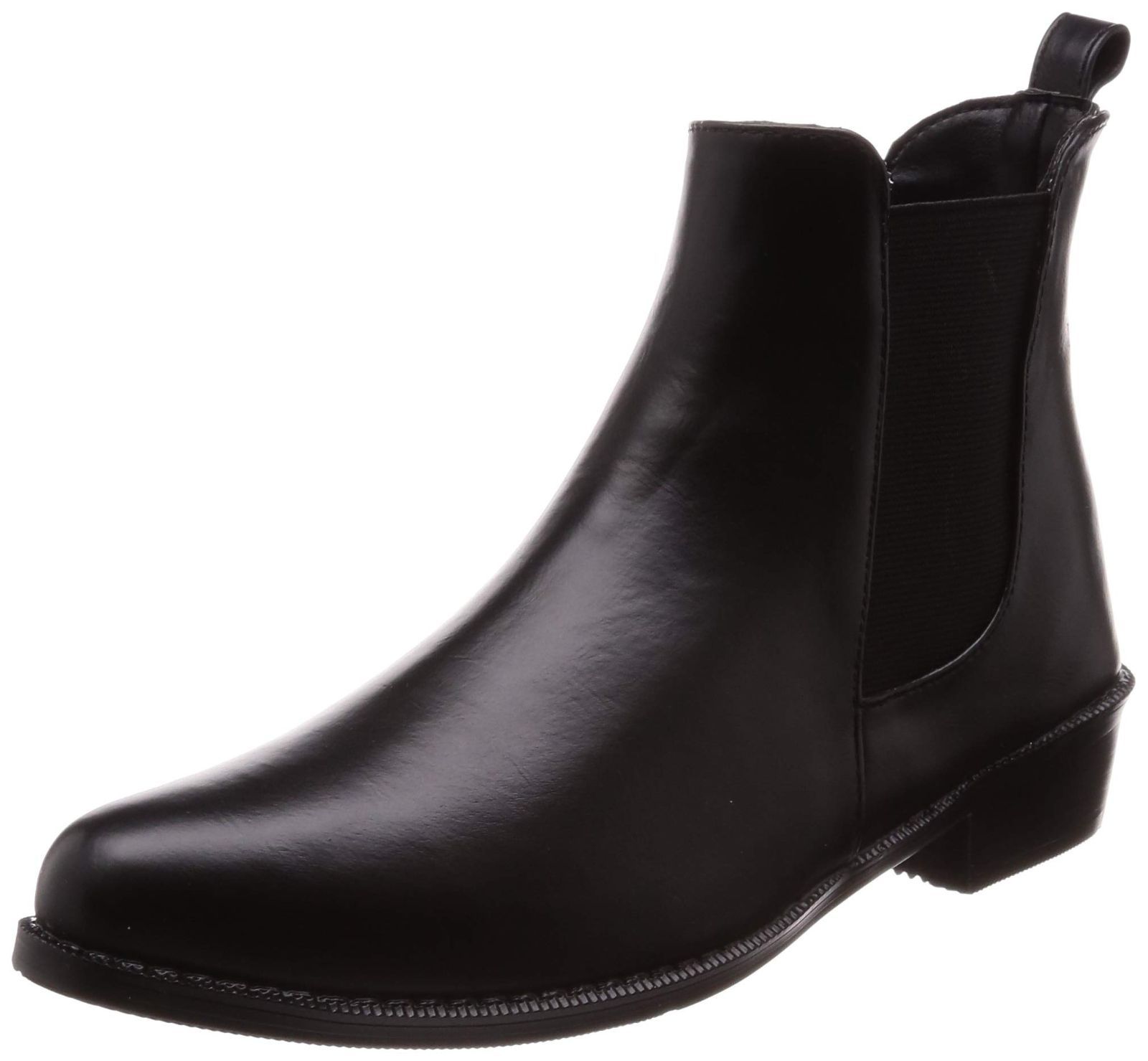 Size 25.0 25.5 cm E_Color ブラック オリエンタルトラフィック レインショートブーツ 長靴 R-0009 レディース ブラック 25.0 25.5 cm E