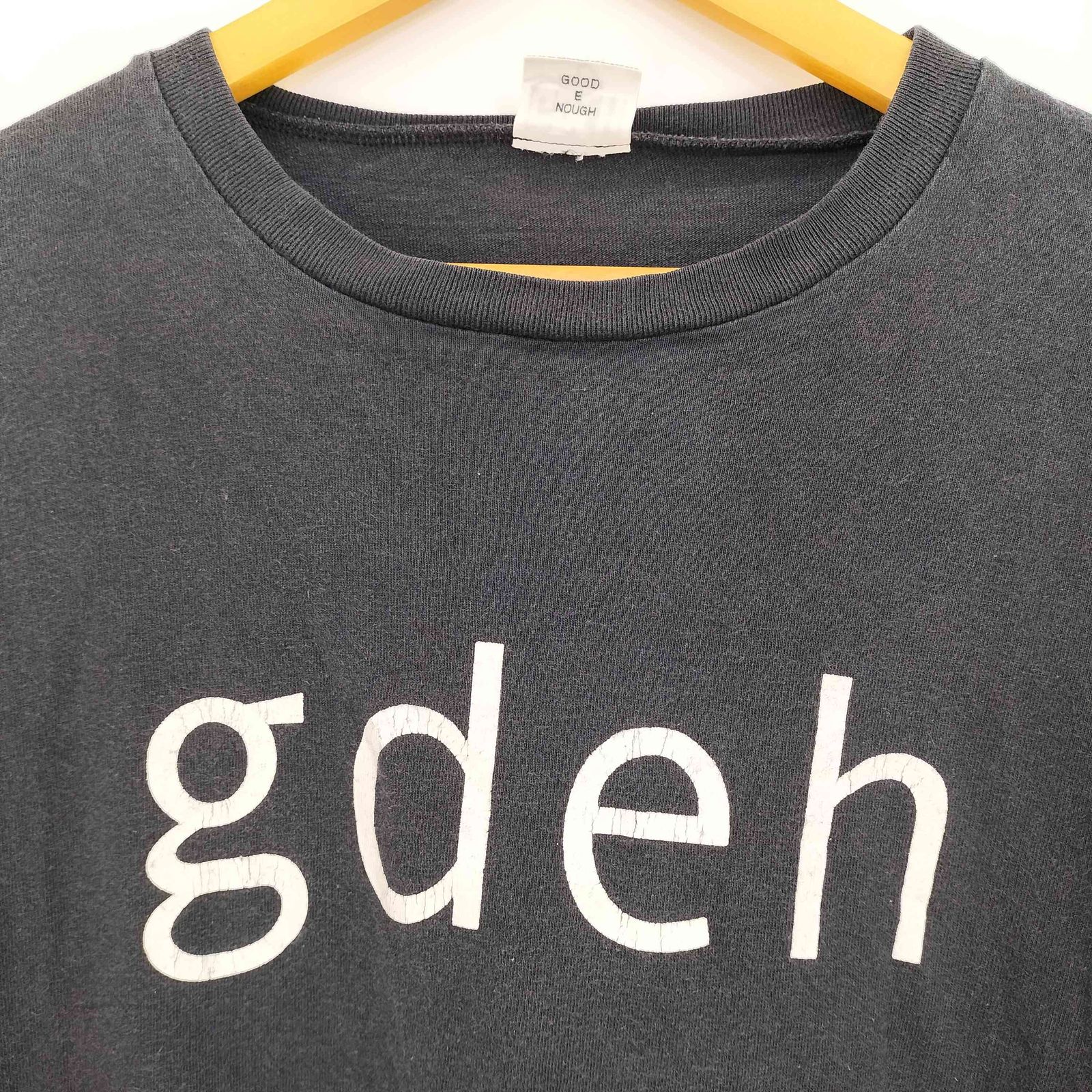 グッドイナフ GOODENOUGH 02年製 ロゴプリント フェイクレイヤード
