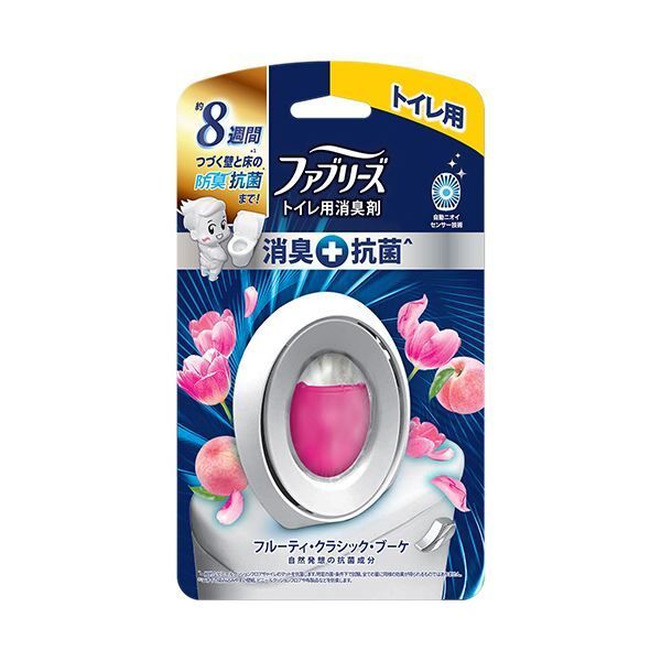 まとめ P＆GファブリーズW消臭 トイレ用消臭剤 抗菌 フルーティー クラシック ブーケ 6.3ml 1個 ×5セット
