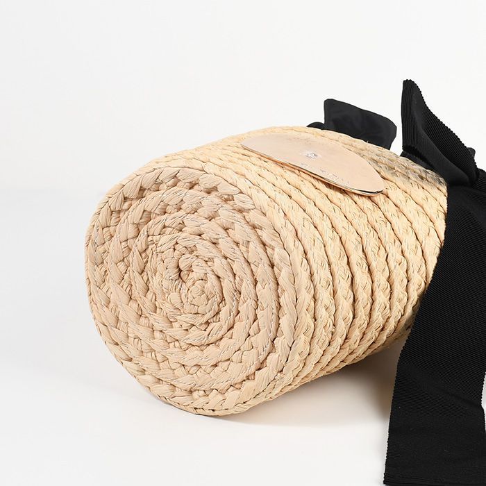 PATOU パトゥ バッグ ハンドバッグ かごバッグ ラフィア アイコニック