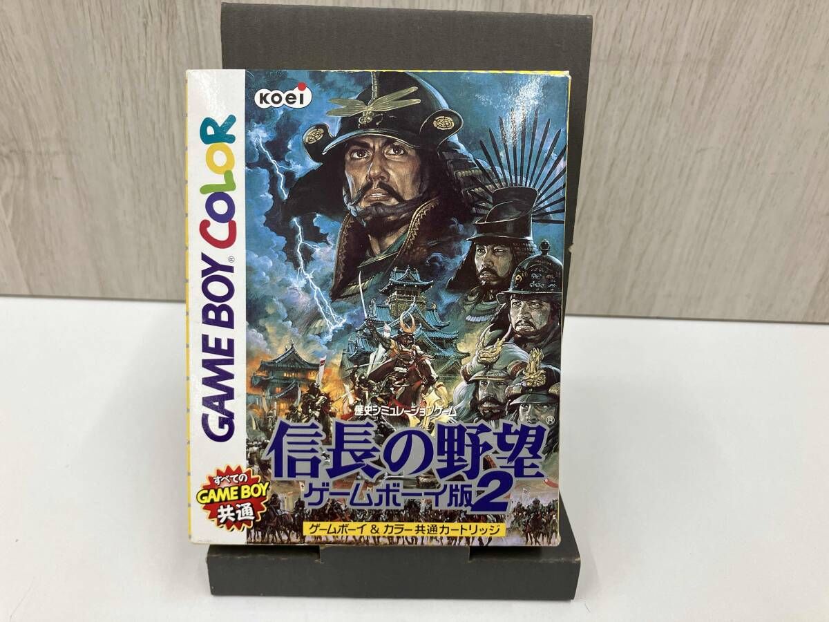 ジャンク【箱付き】 信長の野望 ゲｰムボｰイ版2 ゲームボーイ