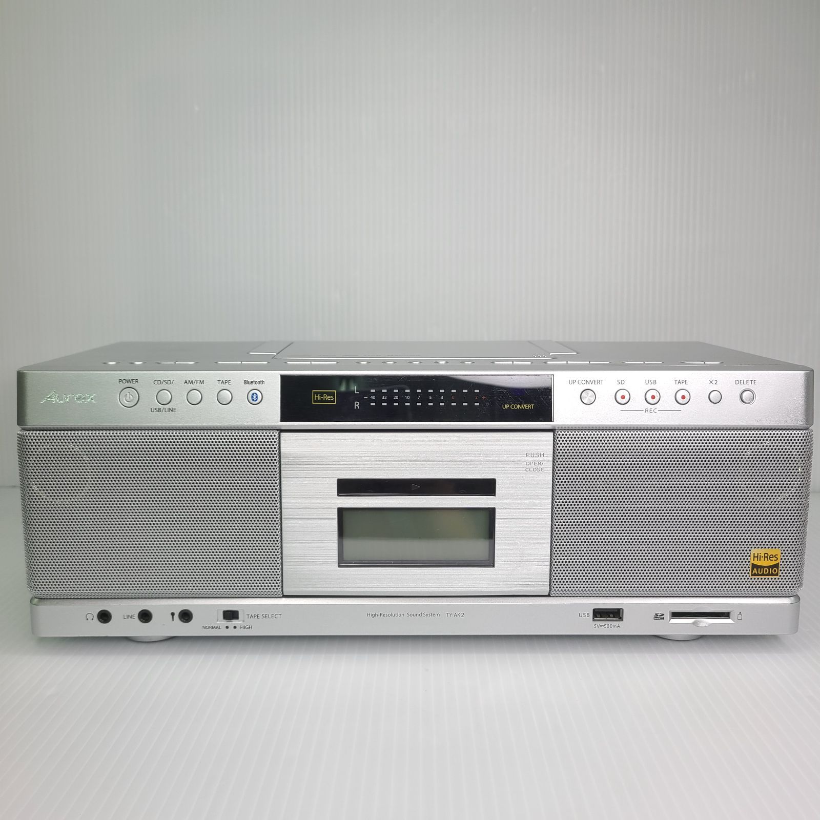 東芝 TY-AK2(S) CDラジオカセットレコーダー Bluetooth対応東芝 - ラジオ