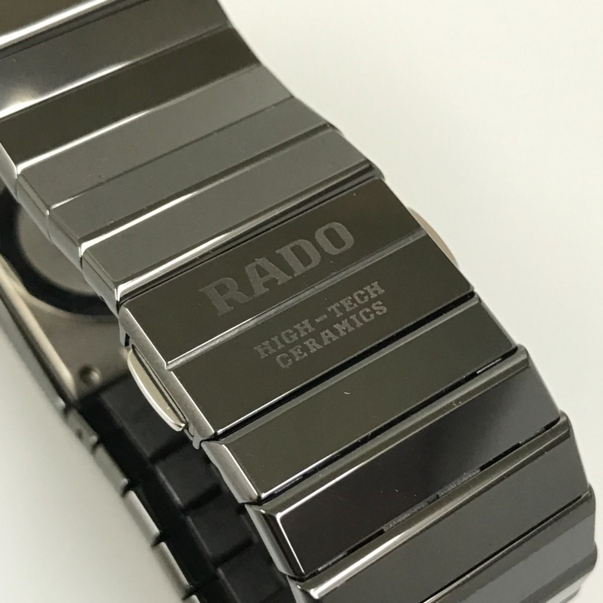 RADO ラドー ダイヤスター セラミック クォーツ 腕時計 4Pダイヤ 111.0348.3 ブラック - メルカリ