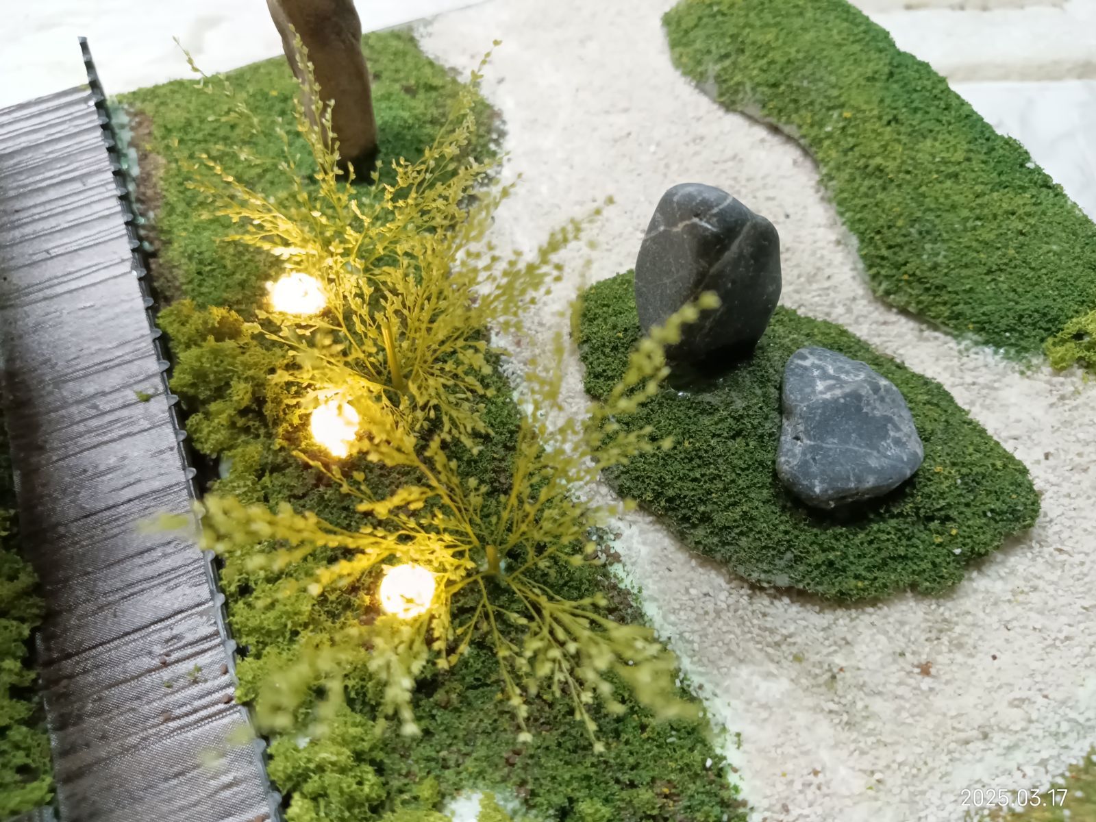ジオラマ　冬の山間の茅葺屋根の古民家 HOゲージ】茅葺き屋根の古民家 ジオラマ＆モジュール（☆建屋