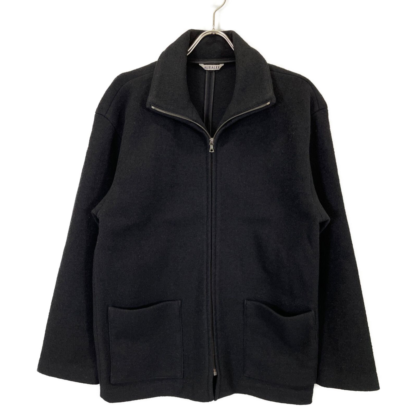 AURALEE オーラリー A21AB01AT WOOL LING YARN MILLED JERSEY ZIP