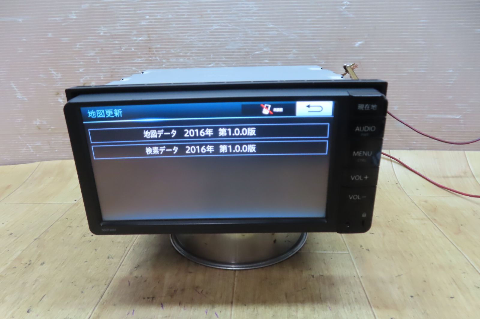 付 F3836 トヨタ純正 NSCP-W64 メモリーナビ 地図2016年 地デジTVワンセグ内蔵 Bluetooth内蔵 CD再生OK 本体のみ BRIGHTFACE_UK