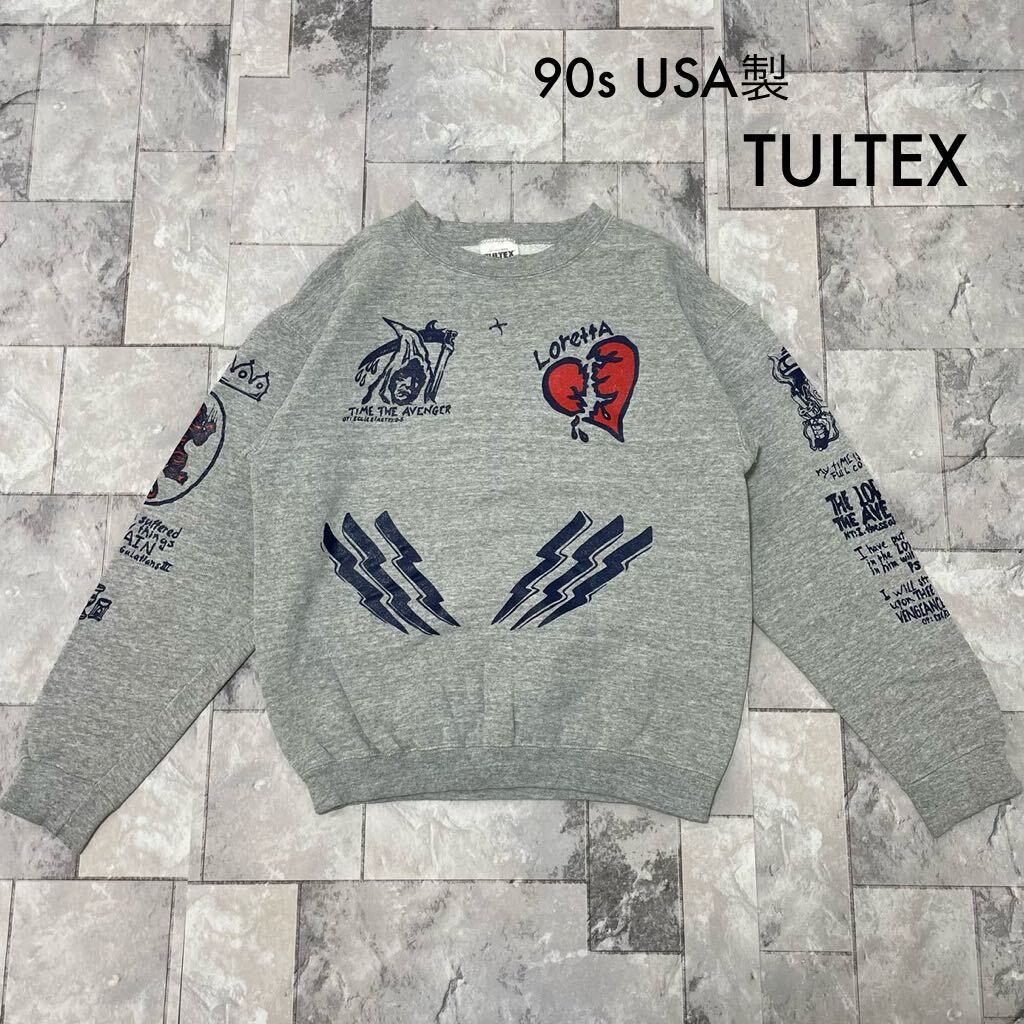 90s USA製 TULTEX タルテックス sweat スウェット ヴィンテージ ビッグ 