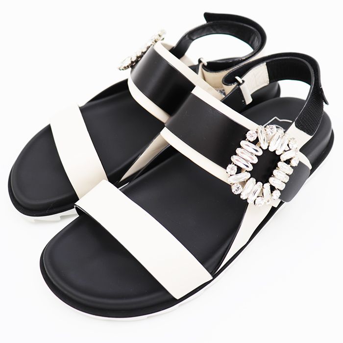 Roger Vivierロジェヴィヴィエ ストラスバックル サンダル 37 ROGER