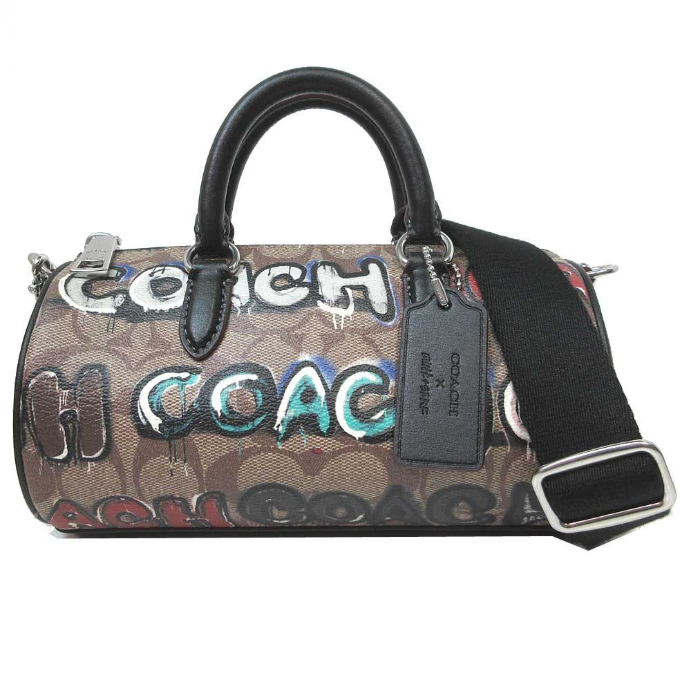 コーチ ショルダーバッグ COACH 【COACH X MINT + SERF】レーシー クロスボディ・シグネチャー キャンバス 2WAY CM094  SVOT8 レディース