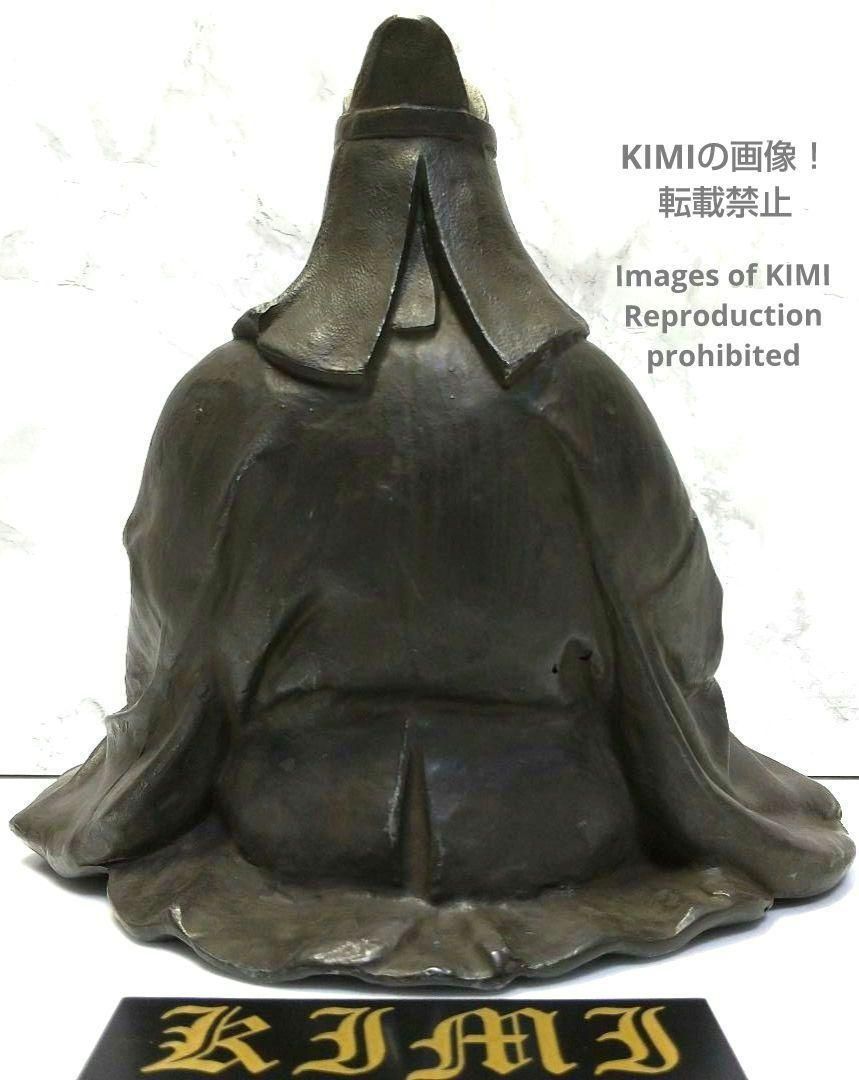 上杉謙信 銅像 銅製 高さ13.5cm 幅15cm 奥行10.2cm 東京 帝国