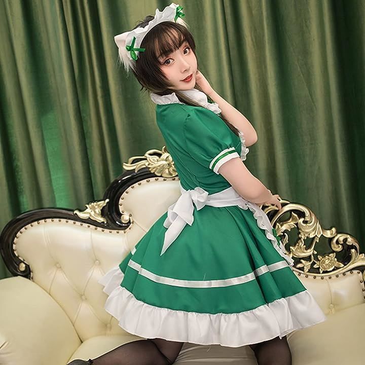 Eiza メイド服 コスプレ 衣装 ロリータ 仮装 パーティー カチューシャ