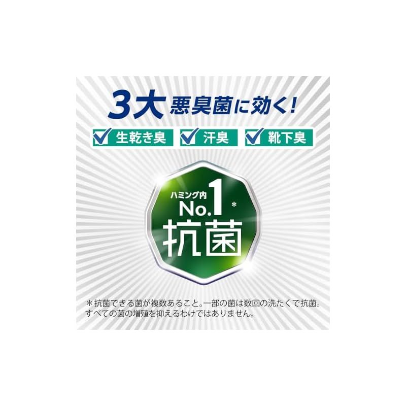  ハミング 消臭実感 柔軟剤 つめこみ洗いも 部屋干しも 無敵消臭! 内Nｏ 1抗菌 リフレッシュグリーンの香り つめかえ用 2 600 ml 大容量 1 柔軟剤 洗濯用品