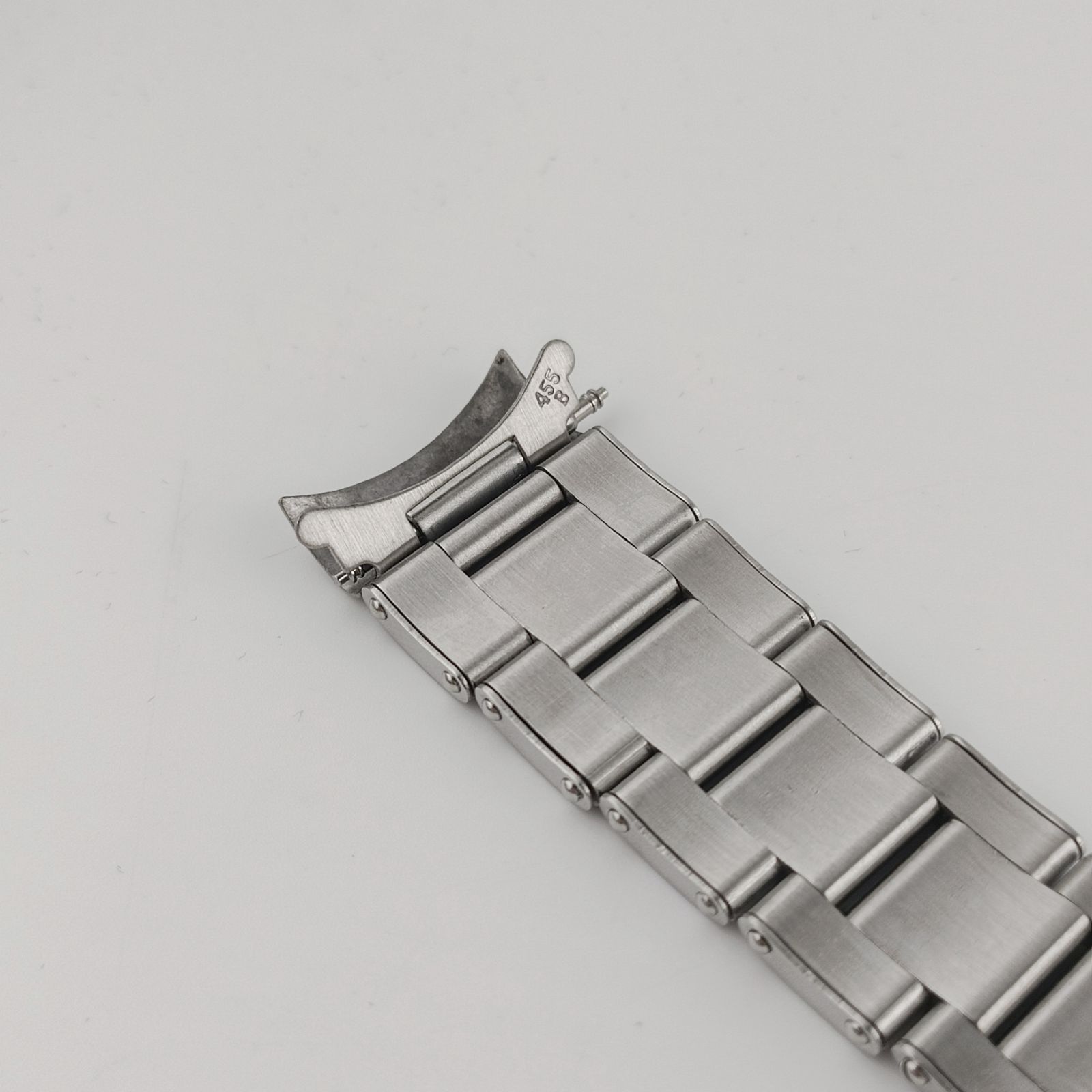 19mm 腕時計 修理交換用 社外品 リベット ブレスレット シルバー