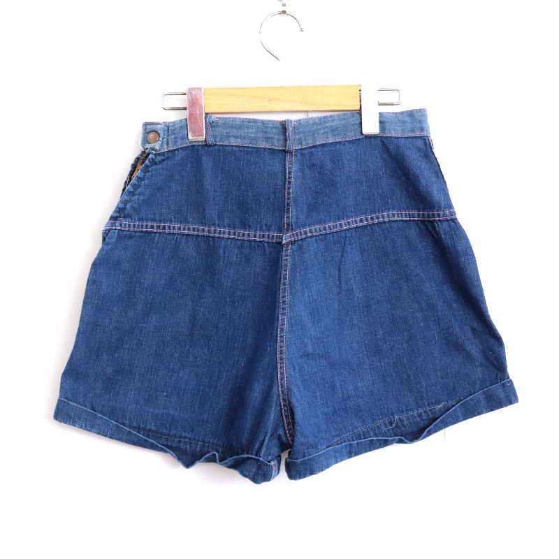 60s vintage デニム ショート ランチパンツ レディース ~XSサイズ相当