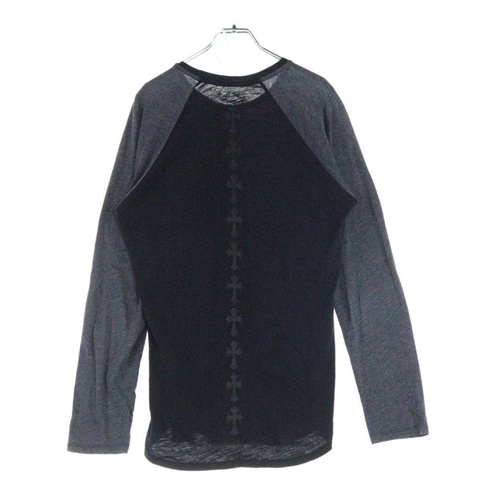 Chrome Hearts セメタリークロスプリント ラグランカットソー 長袖 クロムハーツ 新品 セメタリークロス総柄 長袖カットソー XL