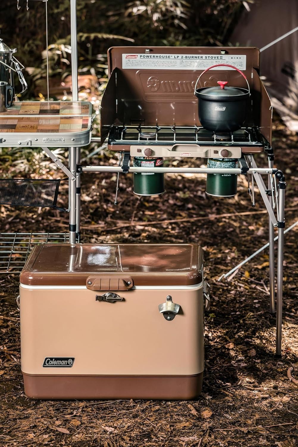 コールマン グリル ツーバーナーストーブII キャリーハンドル付 ハイパワー コールマン グリル ツーバーナーストーブII キャリーハンドル付