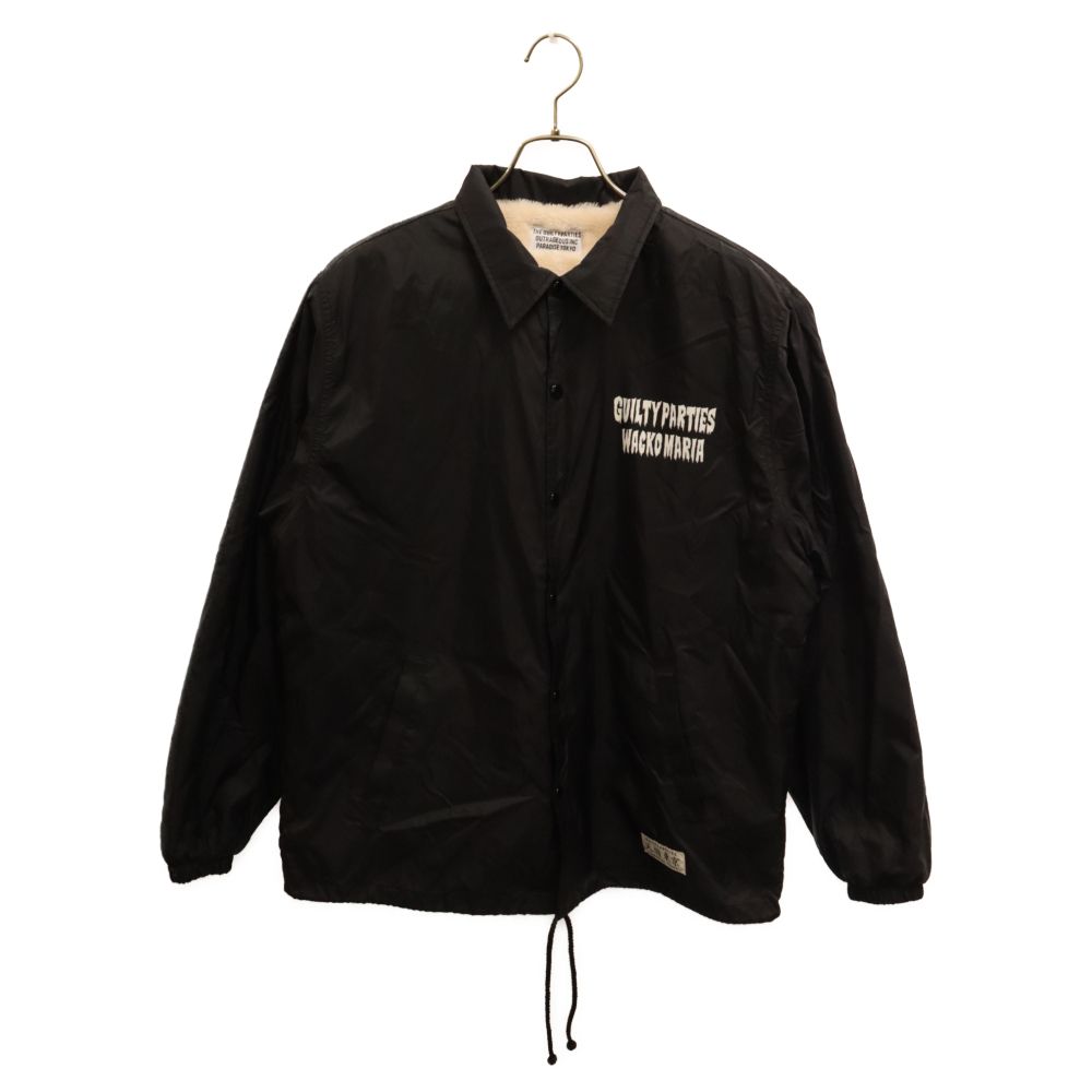 WACKO MARIA (ワコマリア) 21AW BOA COACH JACKET（TYPE-2） 21FWE-WMO-BL04 バックマリアプリント  ボアコーチジャケット ナイロンジャケット ブラック