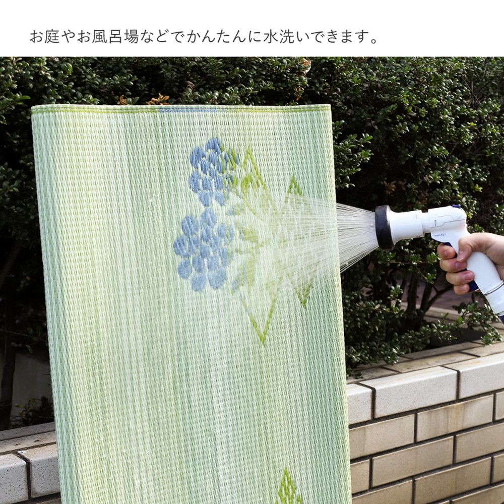 洗えるい草風カーペット 58間8畳