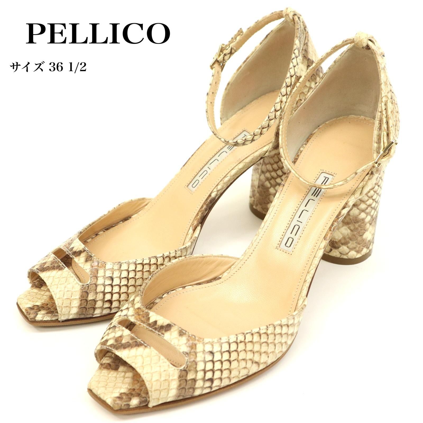 ペリーコペリーコ　PELLICO パンプス　パイソン　36 美品