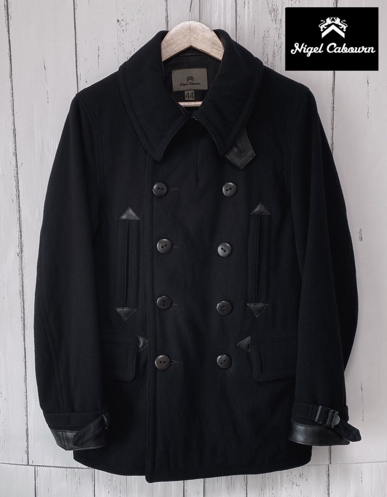Nigel Cabournナイジェルケーボン ピーコート 44 ナイジェルケーボン Nigel Cabourn ピーコート サイズ44 ダーク