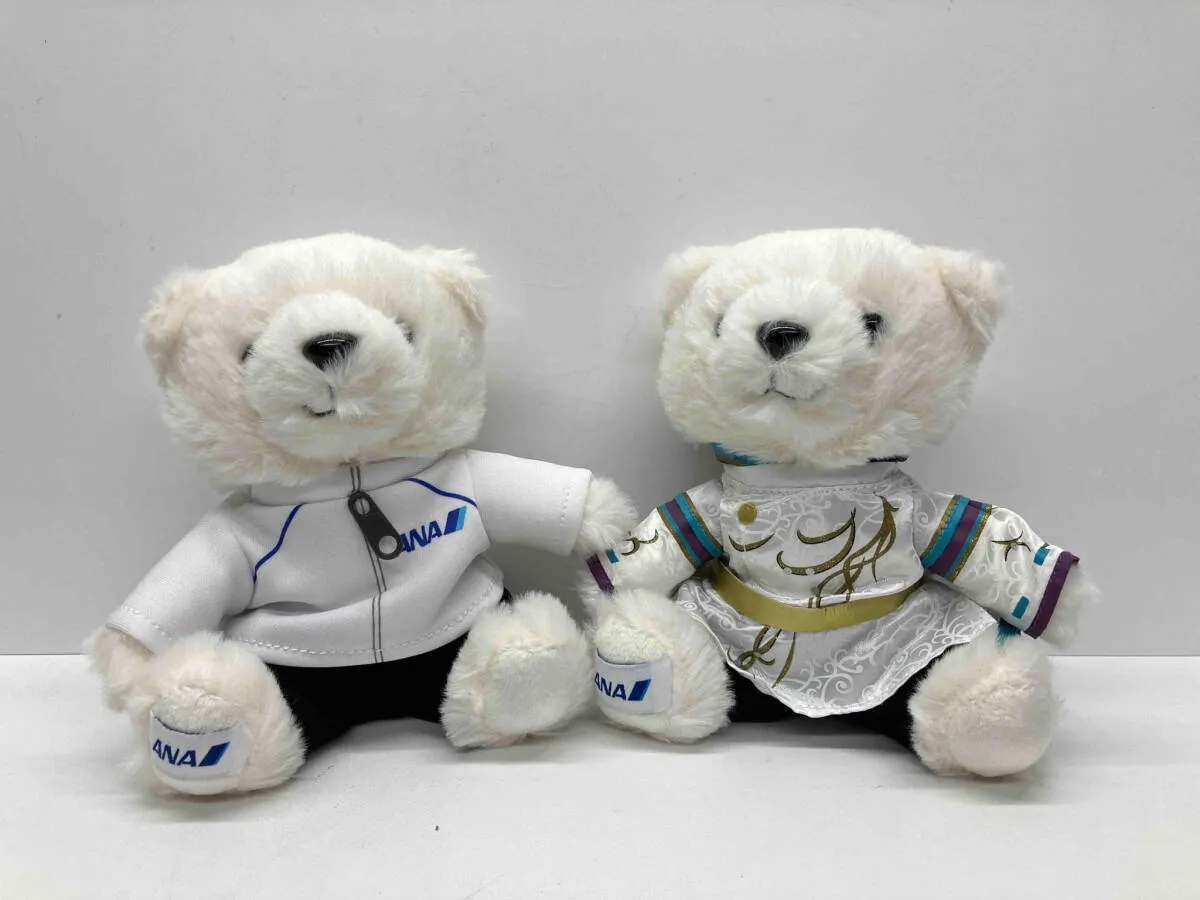 ANAフライトベアYUZUセット　＆　アップサイクルプロジェクトエコバック小 ANAフライトベアYUZUセット ＆ アップサイクルプロジェクトエコ