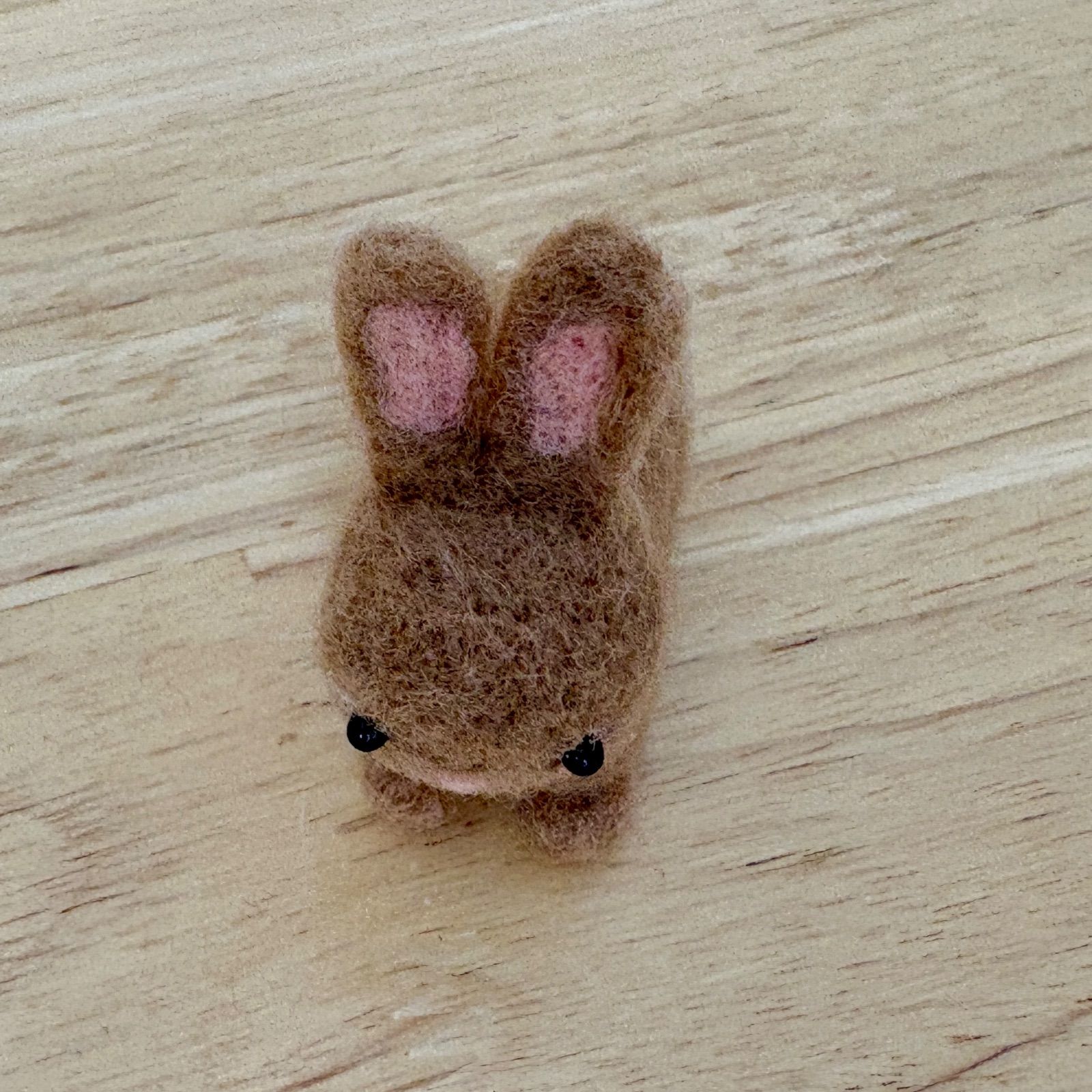 ココ☆ニンジンパンツのウサギリスちゃん　羊毛フェルト 🌟羊毛フェルト うさぎ・ぴょこぴょこおすましポーズ／ちょこん