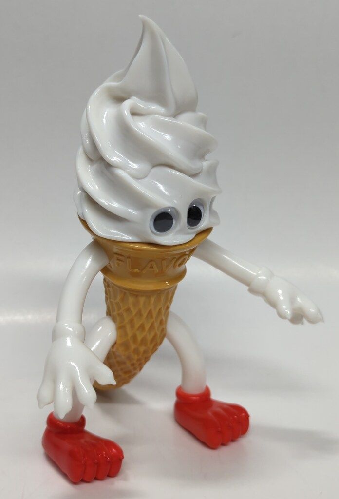 004 バニラソフトアイスクリーム フレーバーズ 国産ソフビ 新品未開封】004 バニラソフトアイスクリーム フレーバーズ