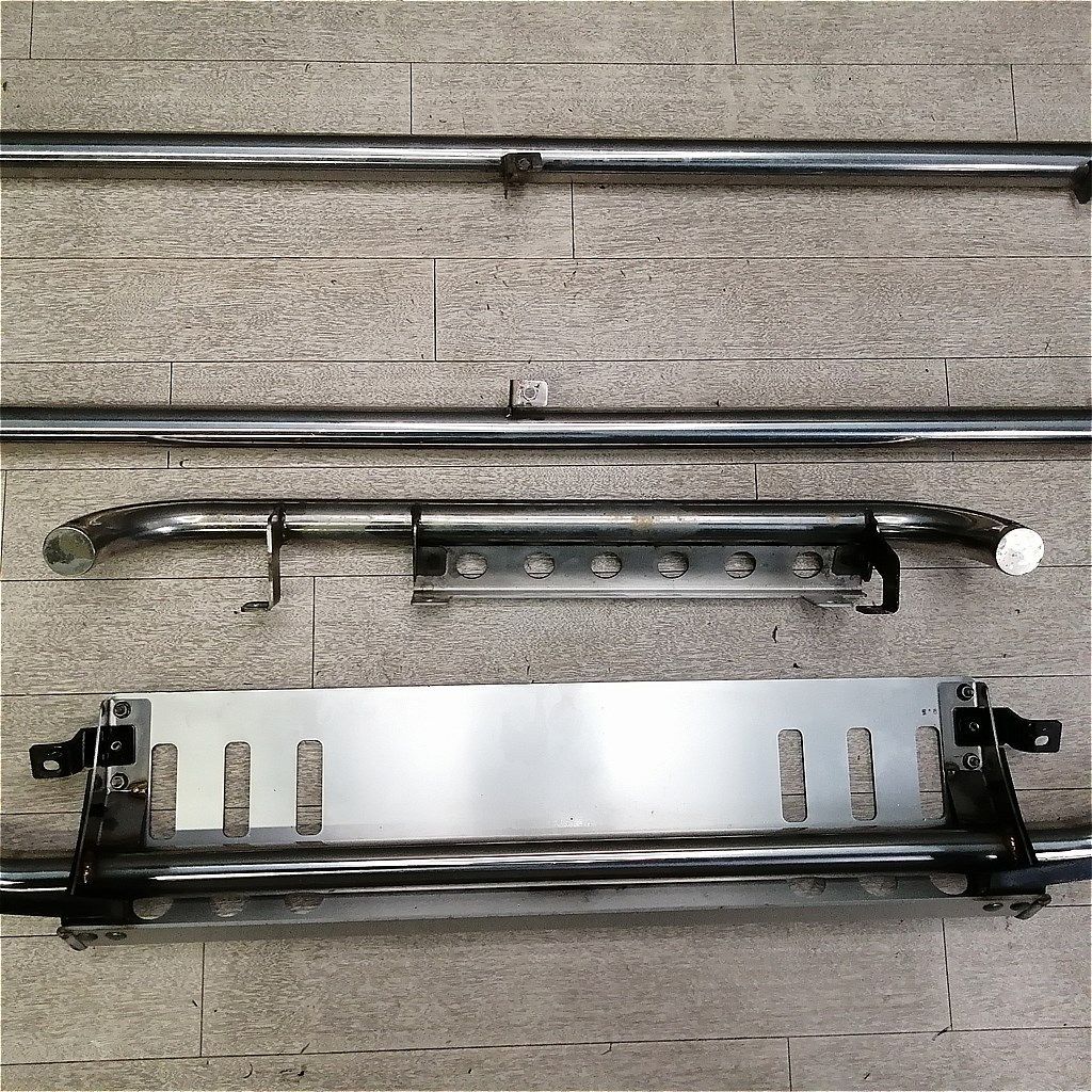 H58A パジェロミニ 純正オプション バンパーガード一式セット - メルカリ