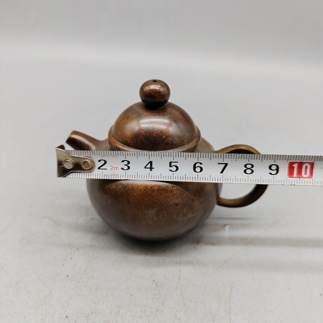 銅器 茶壺 小茶壺 茶道具 煎茶器 工芸品 置物 - メルカリ