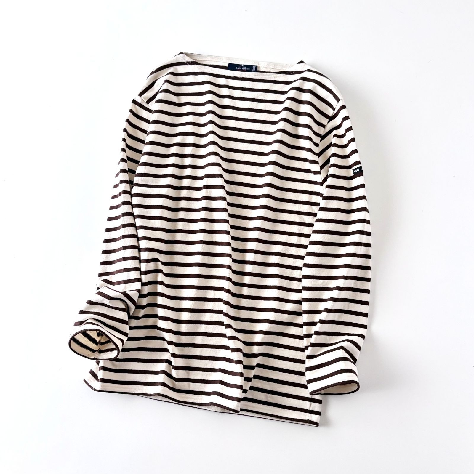 SAINTJAMES セントジェームス ウエッソン T5 グレー オフホワイト SAINTJAMES セントジェームス ウエッソン T5 グレー オフホワイト