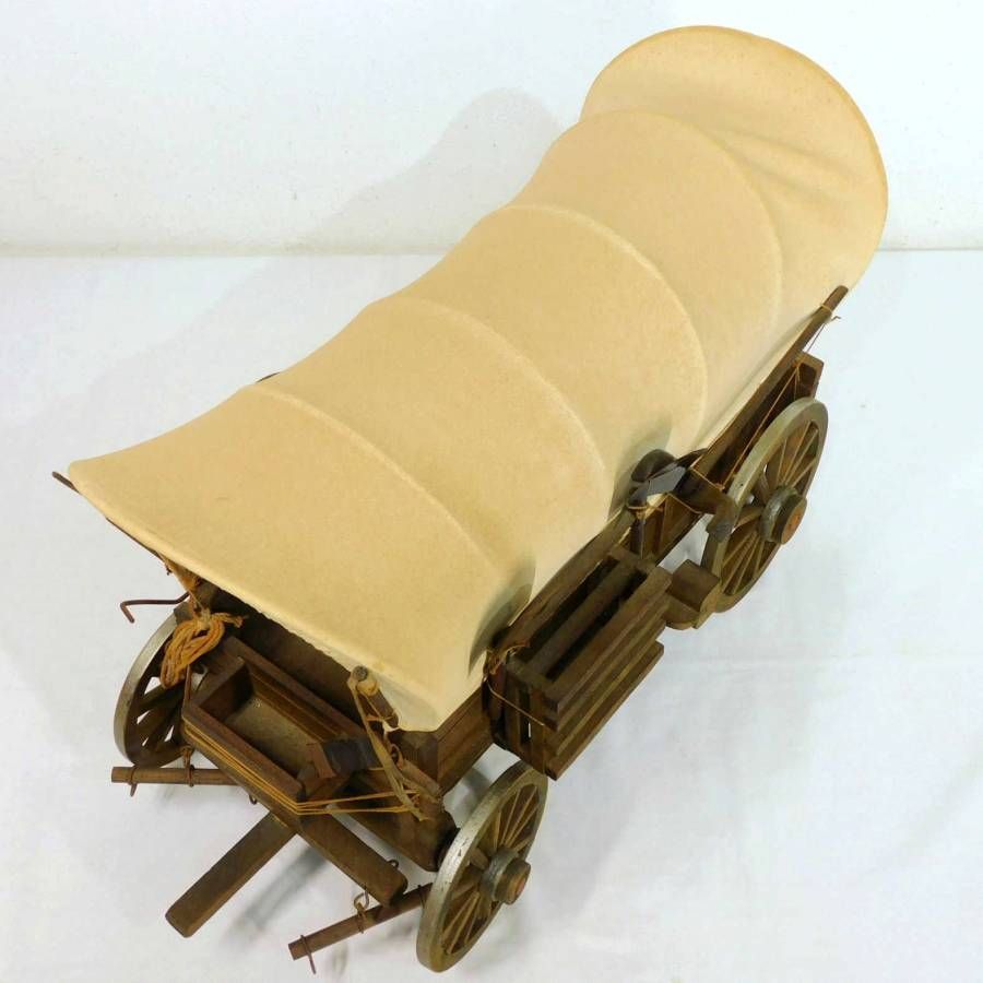 ◇ハンドメイド 幌馬車◇65cm◇リアル造形◇付属品多数◇西部開拓時代
