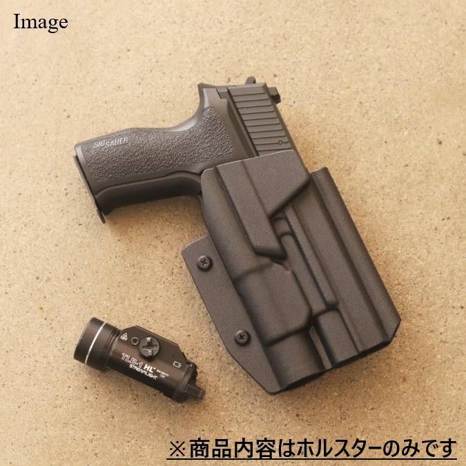 六七五 製造品 Sig P226R ストリームライト TLR-1 HL ライト カイデックスホルスター 右用 Black