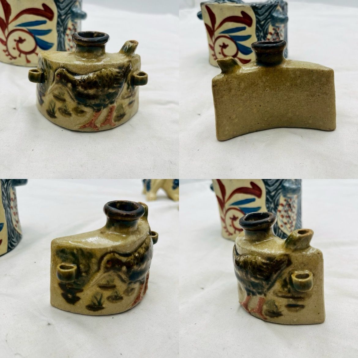 1点物 やちむん 沖縄 大嶺工房 大嶺實清 作 灰釉抹茶茶碗 大嶺