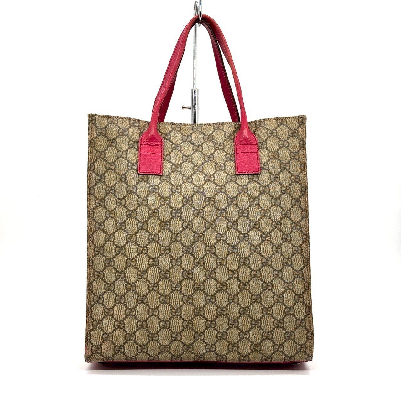 GUCCI グッチ　トートバッグ　GGスプリーム　GG柄　91249 GUCCI グッチ GGスプリーム 91249 ブラウン バッグ トートバッグ ユニ