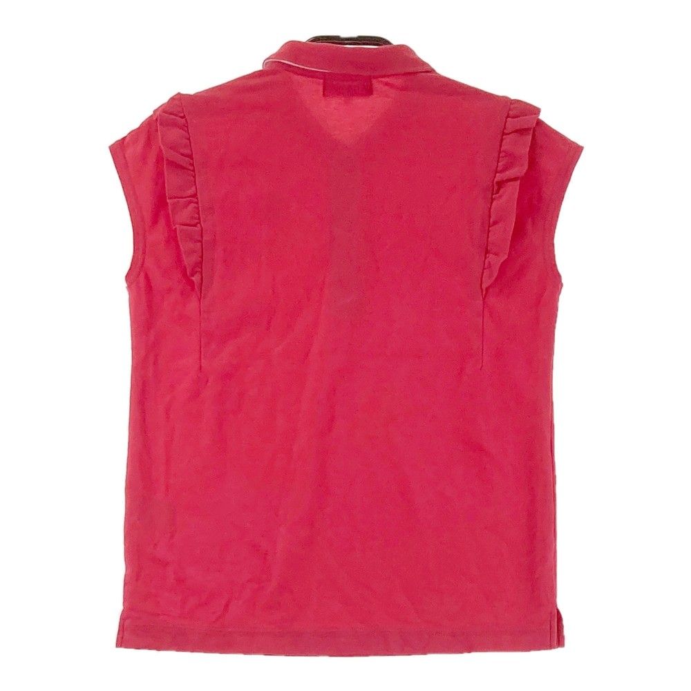 サイズ：36 ARCHIVIO アルチビオ ノースリーブポロシャツ レッド系